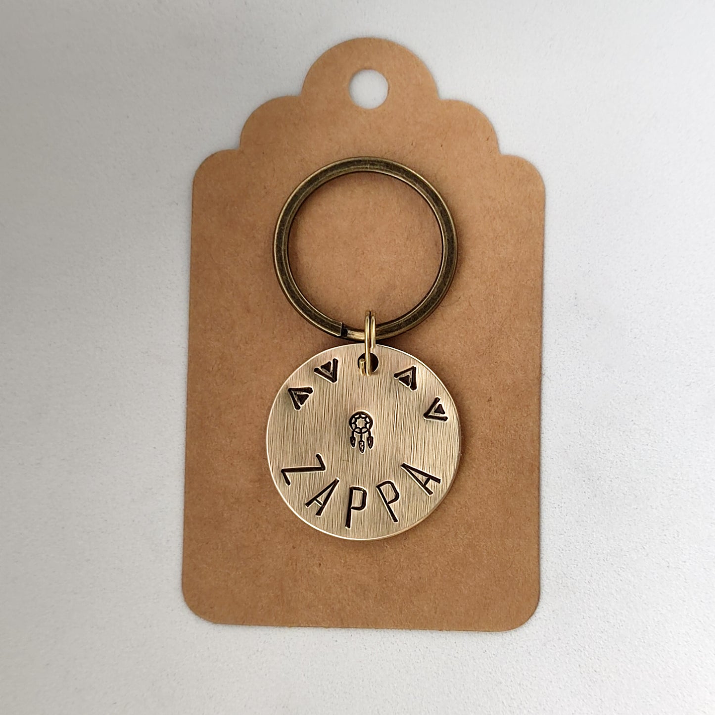 ZANA – kézműves sárgaréz kutyabiléta (⌀30 mm) (Másolat)